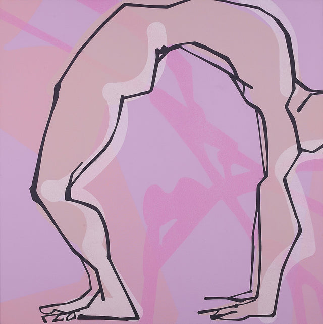 Yoga 24|S. Mark Rathinaraj-  Acrylic on Canvas, , 36 x 36 inches