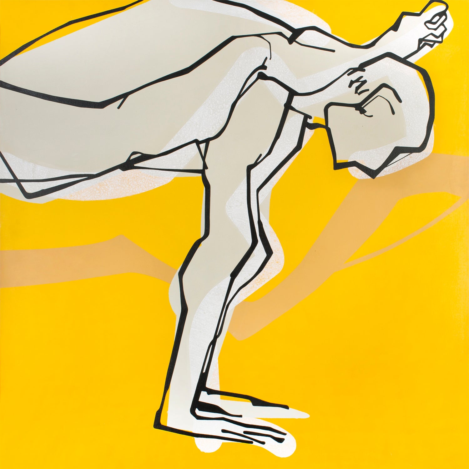Yoga 32|S. Mark Rathinaraj-  Acrylic on Canvas, , 48 x 48 inches