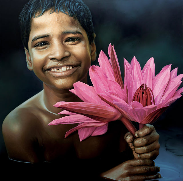 Bliss 13|B. Venkatesan- Oil on Canvas, 2016, 72 x 72 inches