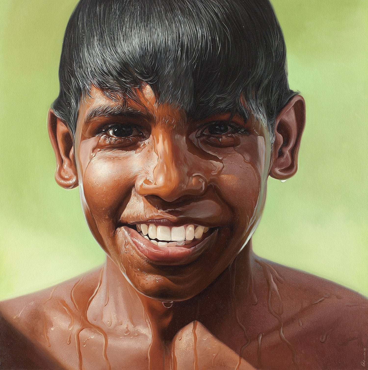 Bliss 8|B. Venkatesan- Oil on Canvas, 2013, 36 x 36 inches