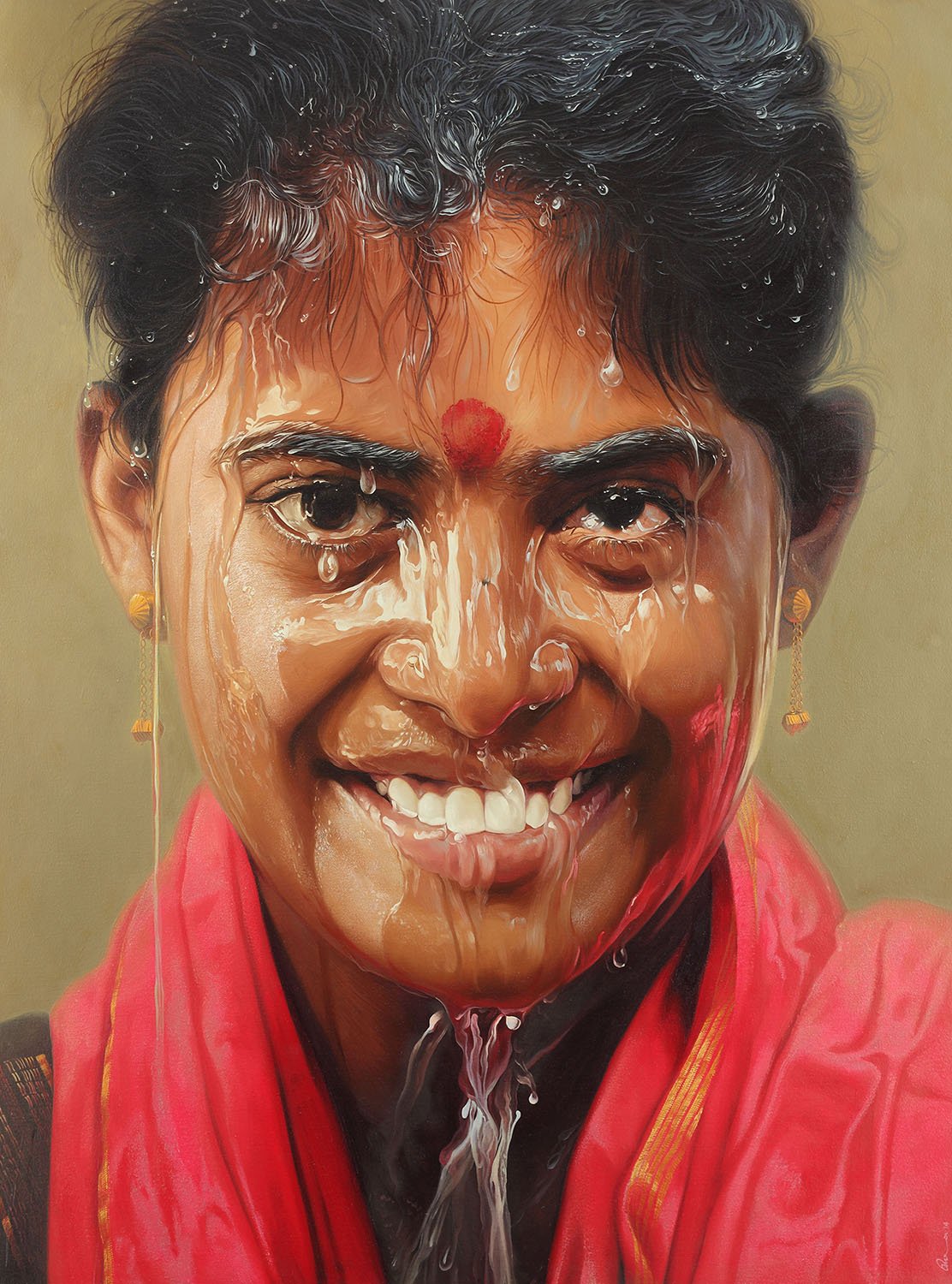 Bliss 5|B. Venkatesan- Oil on Canvas, 2014, 48 x 36 inches