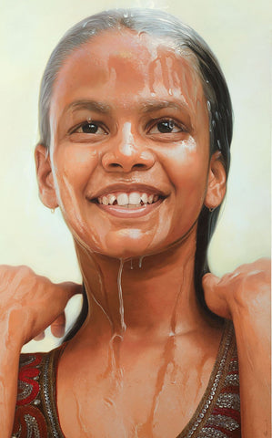 Bliss 7|B. Venkatesan- Oil on Canvas, 2014, 48 x 30 inches