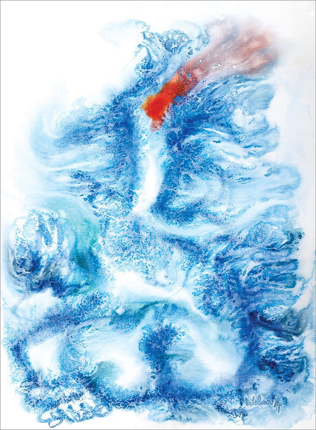 Ganesha 28|N.S. Manohar- Water color on board, 2014, 30 x 22 inches