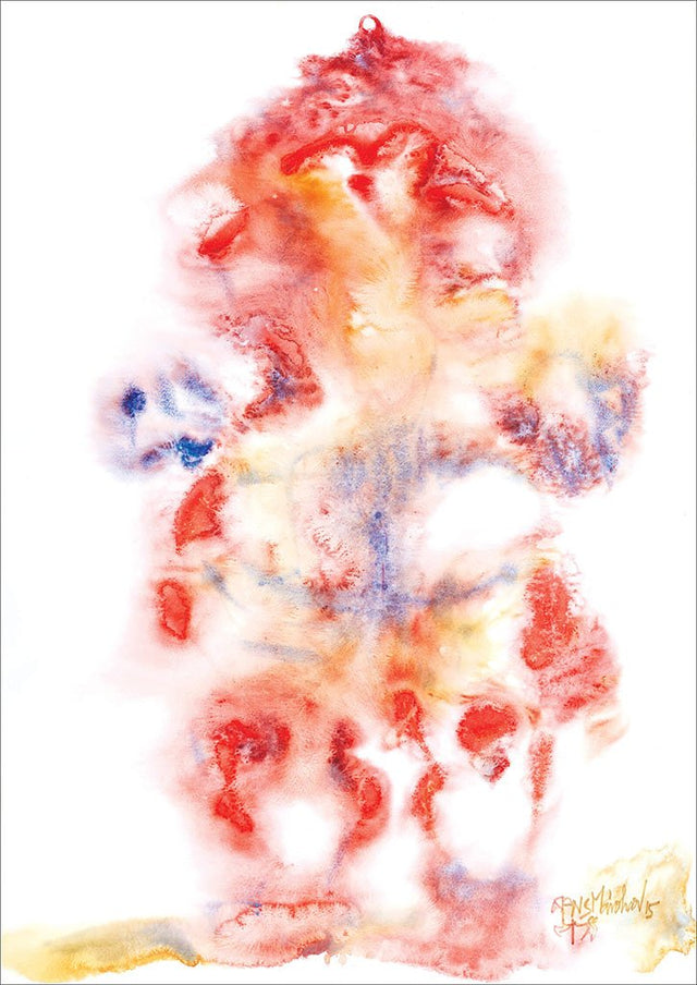 Ganesha 29|N.S. Manohar- Water color on board, 2015, 30 x 22 inches